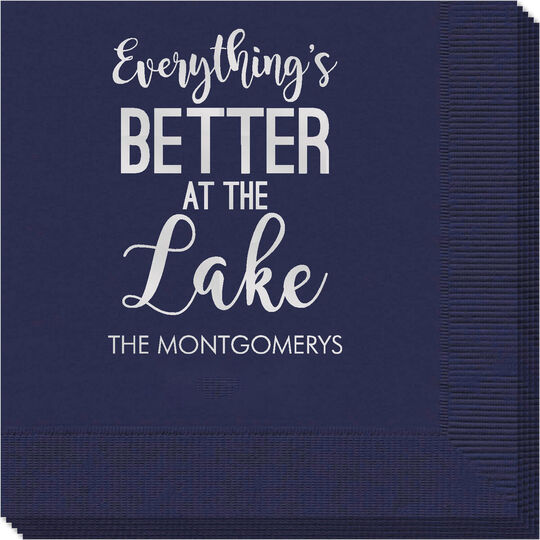 Better at the Lake Napkins